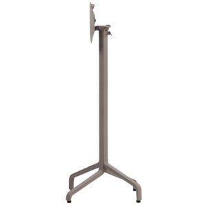 Nardi &Scaron;edohněd&aacute; hlin&iacute;kov&aacute; stolov&aacute; skl&aacute;pěc&iacute; podnož Frasca 107 cm