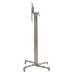 Nardi &Scaron;edohněd&aacute; hlin&iacute;kov&aacute; stolov&aacute; skl&aacute;pěc&iacute; podnož Scudo 107 cm