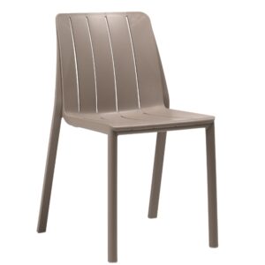 Nardi &Scaron;edohněd&aacute; plastov&aacute; zahradn&iacute; židle Tiberina