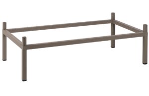 Nardi &Scaron;edohněd&yacute; hlin&iacute;kov&yacute; barov&yacute; n&aacute;stavec na stůl Cube 140 x 80 cm