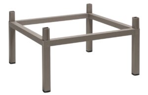 Nardi &Scaron;edohněd&yacute; hlin&iacute;kov&yacute; barov&yacute; n&aacute;stavec na stůl Cube 70 x 70 cm