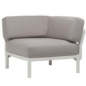 Nardi &Scaron;ed&yacute; zahradn&iacute; rohov&yacute; modul Maximo s b&iacute;lou podnož&iacute;