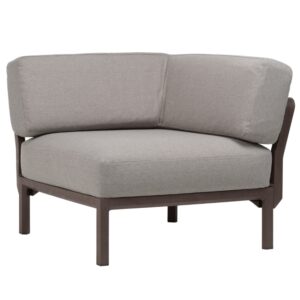 Nardi &Scaron;ed&yacute; zahradn&iacute; rohov&yacute; modul Maximo s hnědou podnož&iacute;