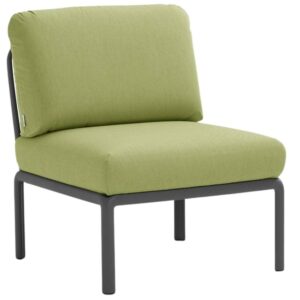 Nardi Zelen&yacute; l&aacute;tkov&yacute; zahradn&iacute; modul Komodo s tmavě &scaron;edou podnož&iacute;