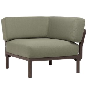 Nardi Zelen&yacute; zahradn&iacute; rohov&yacute; modul Maximo s hnědou podnož&iacute;