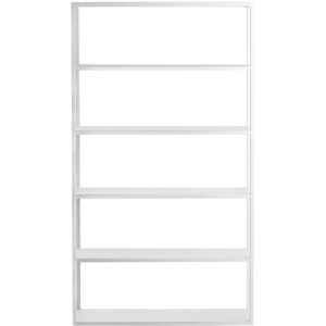 Nordic Design B&iacute;l&yacute; kovov&yacute; reg&aacute;l Hypper 100 x 180 cm