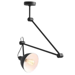 Nordic Design Čern&eacute; kovov&eacute; z&aacute;věsn&eacute; světlo Cobain Suspension 18 cm