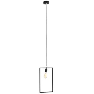 Nordic Design Čern&eacute; kovov&eacute; z&aacute;věsn&eacute; světlo Paris 40 x 25 cm