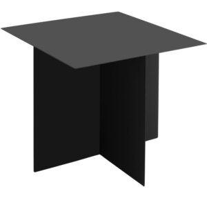 Nordic Design Čern&yacute; kovov&yacute; konferenčn&iacute; stolek Elion 50x50 cm