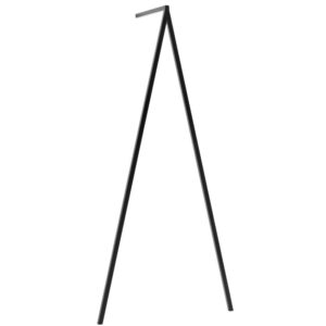 Nordic Design Čern&yacute; kovov&yacute; n&aacute;stěnn&yacute;/stojac&iacute; vě&scaron;&aacute;k County 170 x 30 cm