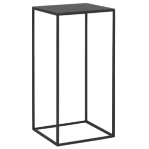 Nordic Design Čern&yacute; kovov&yacute; odkl&aacute;dac&iacute; stolek Moreno 30 x 30 cm