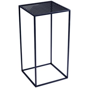 Nordic Design Čern&yacute; kovov&yacute; odkl&aacute;dac&iacute; stolek Trixom 30 x 30 cm