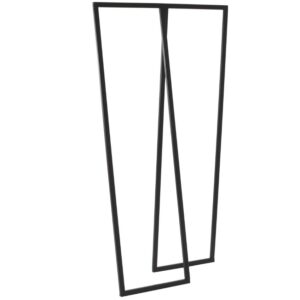 Nordic Design Čern&yacute; kovov&yacute; vě&scaron;&aacute;k Rasmus 173 x 100 cm