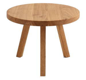 Nordic Design Př&iacute;rodn&iacute; masivn&iacute; konferenčn&iacute; stůl Tre &Oslash; 60 cm