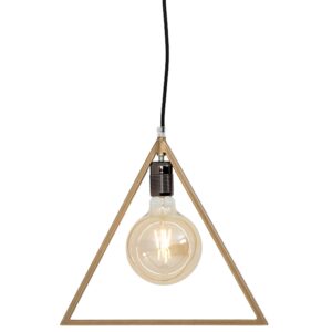 Nordic Design Zlat&eacute; kovov&eacute; z&aacute;věsn&eacute; světlo Paris 35 x 30 cm