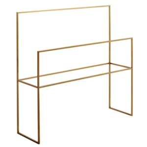 Nordic Design Zlat&yacute; kovov&yacute; vě&scaron;&aacute;k na ručn&iacute;ky Borelo 86 x 90 cm