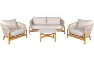 Nordic Living Ak&aacute;tov&yacute; zahradn&iacute; set pohovky