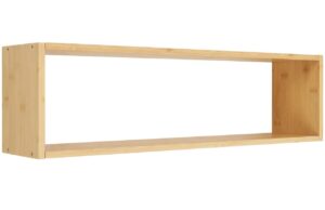 Nordic Living Bambusov&aacute; n&aacute;stěnn&aacute; police Ember 19