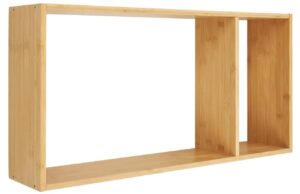 Nordic Living Bambusov&aacute; n&aacute;stěnn&aacute; police Ember 35