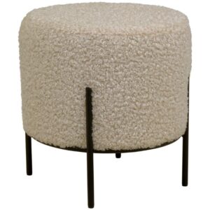 Nordic Living B&eacute;žov&yacute; l&aacute;tkov&yacute; taburet Hollie 35