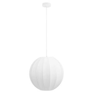 Nordic Living B&iacute;l&eacute; z&aacute;věsn&eacute; světlo Coven 40 cm