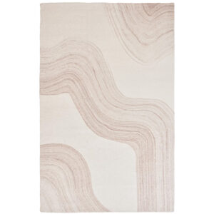 Nordic Living B&iacute;lo-hněd&yacute; vlněn&yacute; koberec Sura 160 x 230 cm