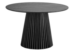 Nordic Living Čern&yacute; dubov&yacute; j&iacute;deln&iacute; stůl Osaka 120 cm