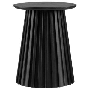 Nordic Living Čern&yacute; dubov&yacute; odkl&aacute;dac&iacute; stolek Osaka 40 cm