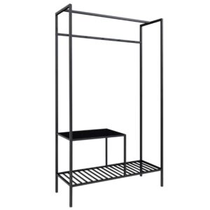 Nordic Living Čern&yacute; kovov&yacute; reg&aacute;l Winter 170 x 101 cm