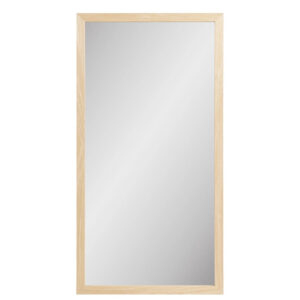 Nordic Living Dřevěn&eacute; z&aacute;věsn&eacute; zrcadlo Scottsyard 75 x 45 cm
