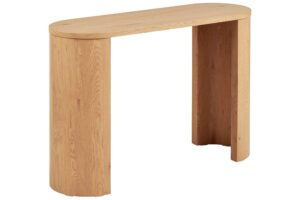 Nordic Living Dřevěn&yacute; toaletn&iacute; stolek Bibion 114 x 38 cm