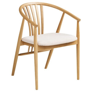 Nordic Living Dubov&aacute; j&iacute;deln&iacute; židle Augustin