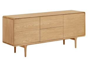 Nordic Living Dubov&aacute; komoda Drew 180 x 45 cm