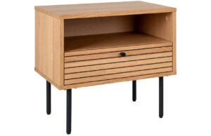 Nordic Living Dubov&yacute; odkl&aacute;dac&iacute; stolek Serenity 50 x 40 cm