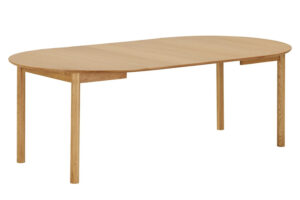 Nordic Living Dubov&yacute; rozkl&aacute;dac&iacute; j&iacute;deln&iacute; stůl Bunderberg 120/220 x 120 cm