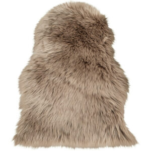 Nordic Living Hněd&aacute; ovč&iacute; ekokůže Lenny