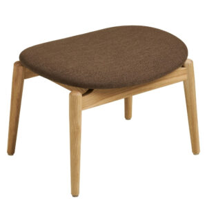 Nordic Living Hněd&aacute; podnožka Olivera 53