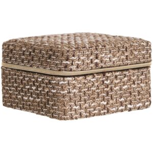 Nordic Living Hněd&aacute; &scaron;perkovnice Marra 11 x 11 cm