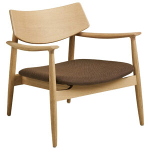 Nordic Living Hněd&eacute; křeslo Olivera