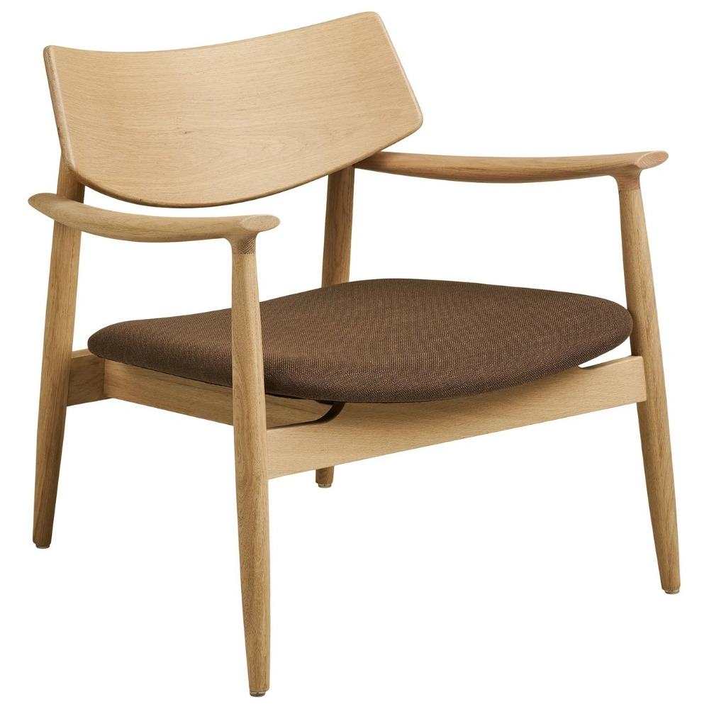 Nordic Living Hnědé křeslo Olivera