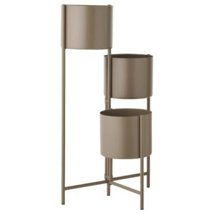 Nordic Living Hněd&yacute; kovov&yacute; květin&aacute;č Jax &Oslash; 23 cm