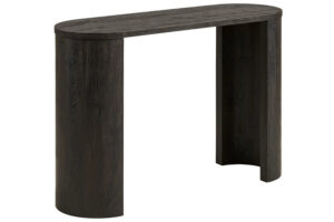 Nordic Living Hněd&yacute; toaletn&iacute; stolek Bibion 114 x 38 cm