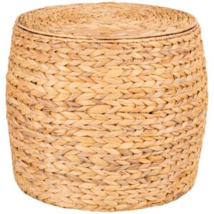 Nordic Living Odkl&aacute;dac&iacute; stolek Elia 43 cm z př&iacute;rodn&iacute;ch vl&aacute;ken