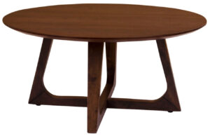 Nordic Living Ořechov&yacute; konferenčn&iacute; stolek Taby 75 cm