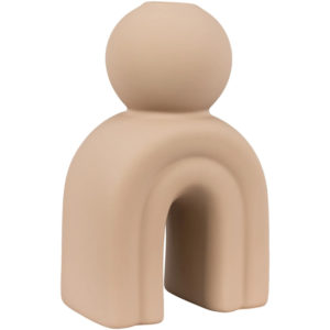 Nordic Living P&iacute;skově hněd&yacute; keramick&yacute; sv&iacute;cen Kindle