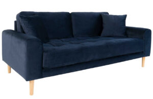 Nordic Living Sametov&aacute; pohovka Limo 180 cm