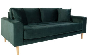 Nordic Living Sametov&aacute; pohovka Limo 180 cm