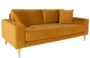 Nordic Living Sametov&aacute; pohovka Limo 180 cm