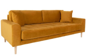 Nordic Living Sametov&aacute; pohovka Limo 210 cm