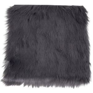 Nordic Living &Scaron;ed&yacute; podsed&aacute;k Lenny 40 x 40 cm z ekokůže